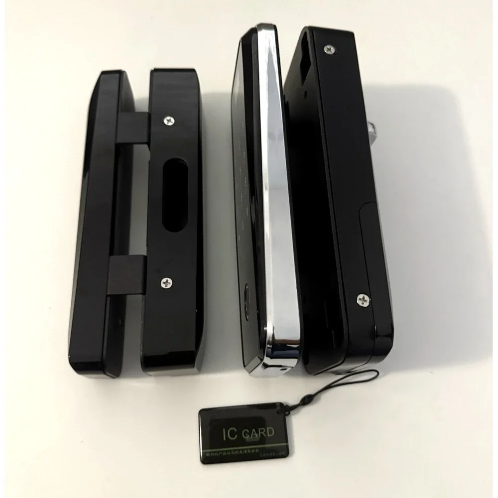 Glass Door Lock Intelligent Fingerprint, Password, Digital Card, Smart Door